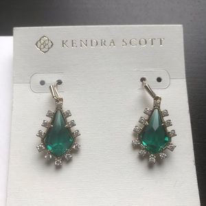 Kendra Scott green earrings